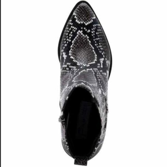 AQUA COLLEGE KARLIE Women's Eco Leather Waterproof Booties Ankle Boots - Picture 4 of 8